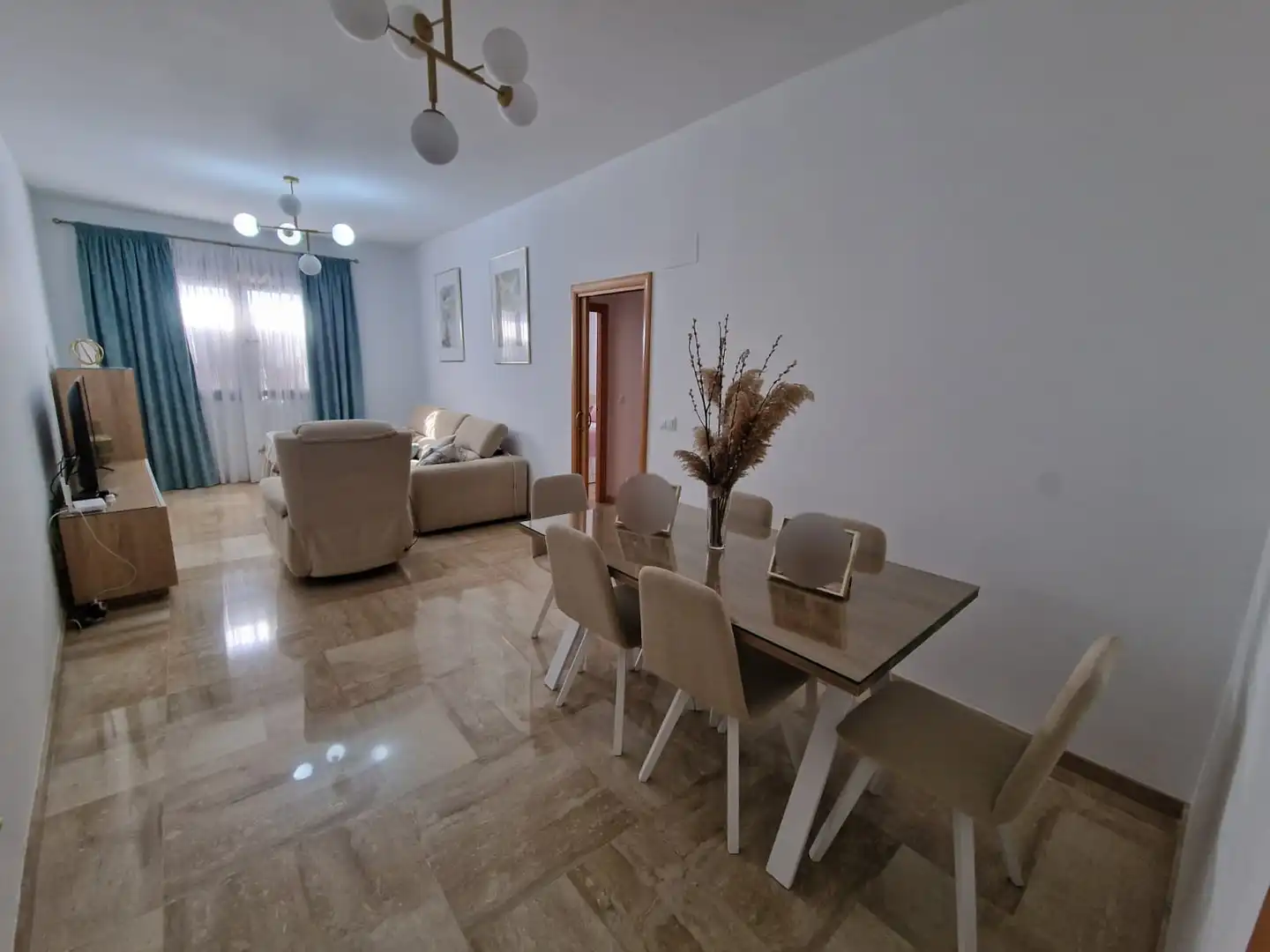 Living room of Flat for sale in Fernán-Núñez  with Air Conditioner, Storage room and Furnished