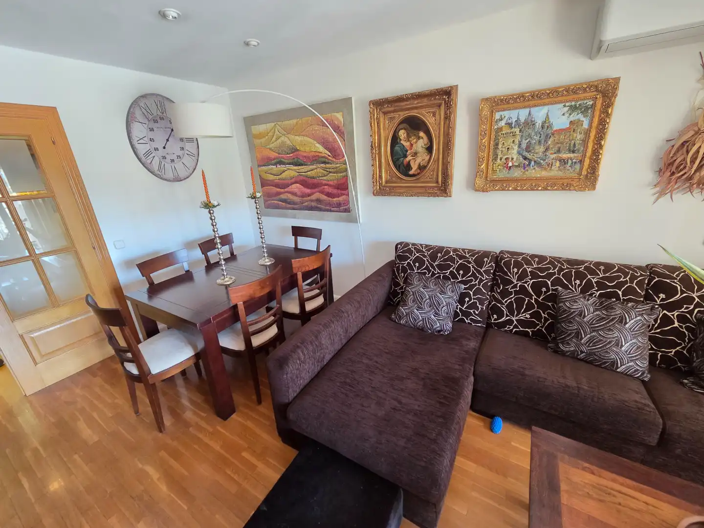 Esszimmer von Wohnung zum Verkauf in Vilafranca del Penedès mit Klimaanlage, Heizung und Parkett
