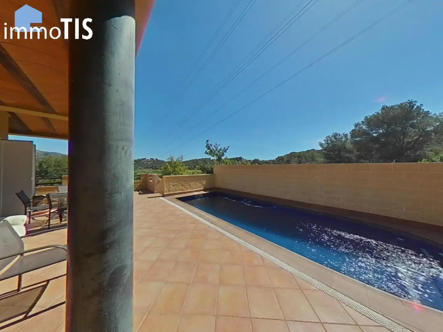 Piscina de Casa o xalet en venda en Cubelles amb Aire condicionat, Jardí privat i Terrassa