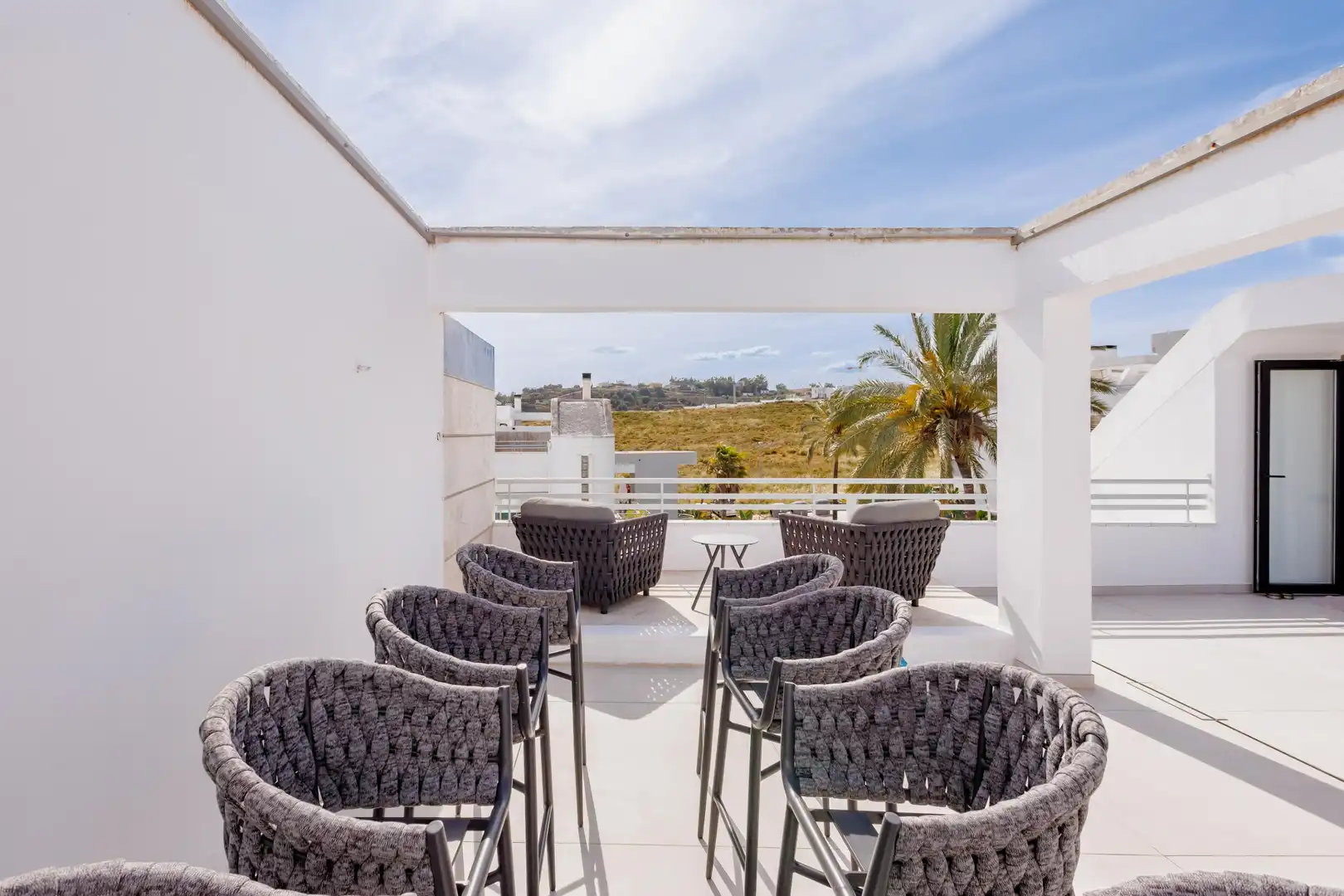 Terraza de Ático en venta en Mijas con Aire acondicionado, Calefacción y Jardín privado
