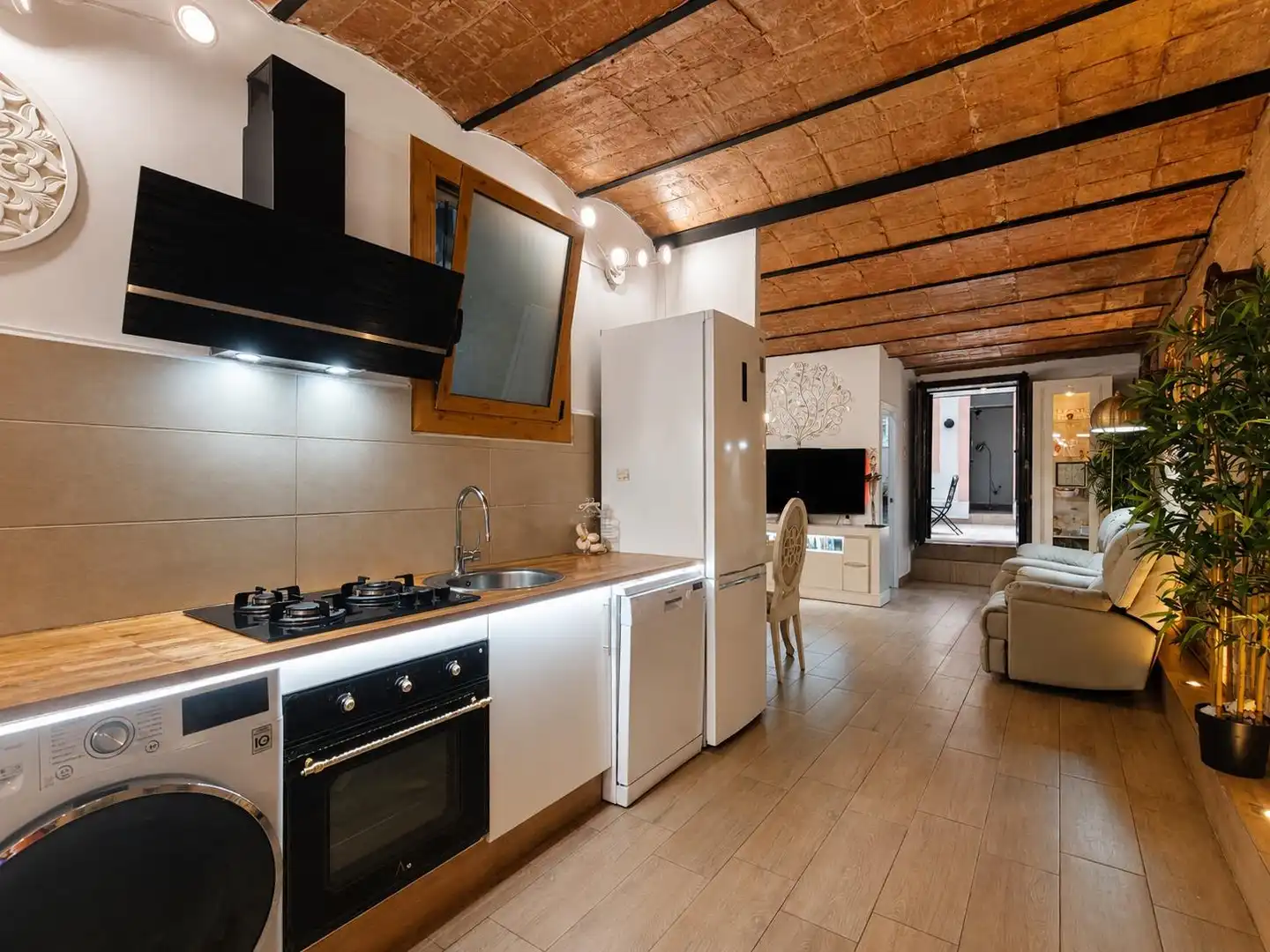 Cocina de Apartamento en venta en Barcelona con Aire acondicionado, Calefacción y Terraza