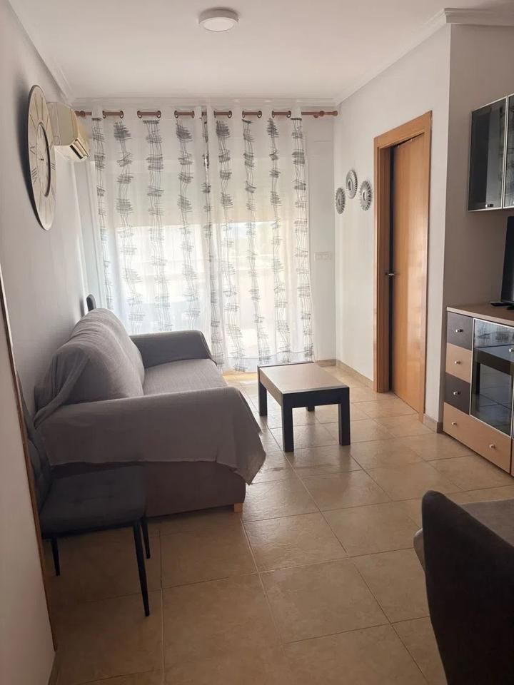 Sala de estar de Piso en venta en Oropesa del Mar / Orpesa con Aire acondicionado, Calefacción y Terraza