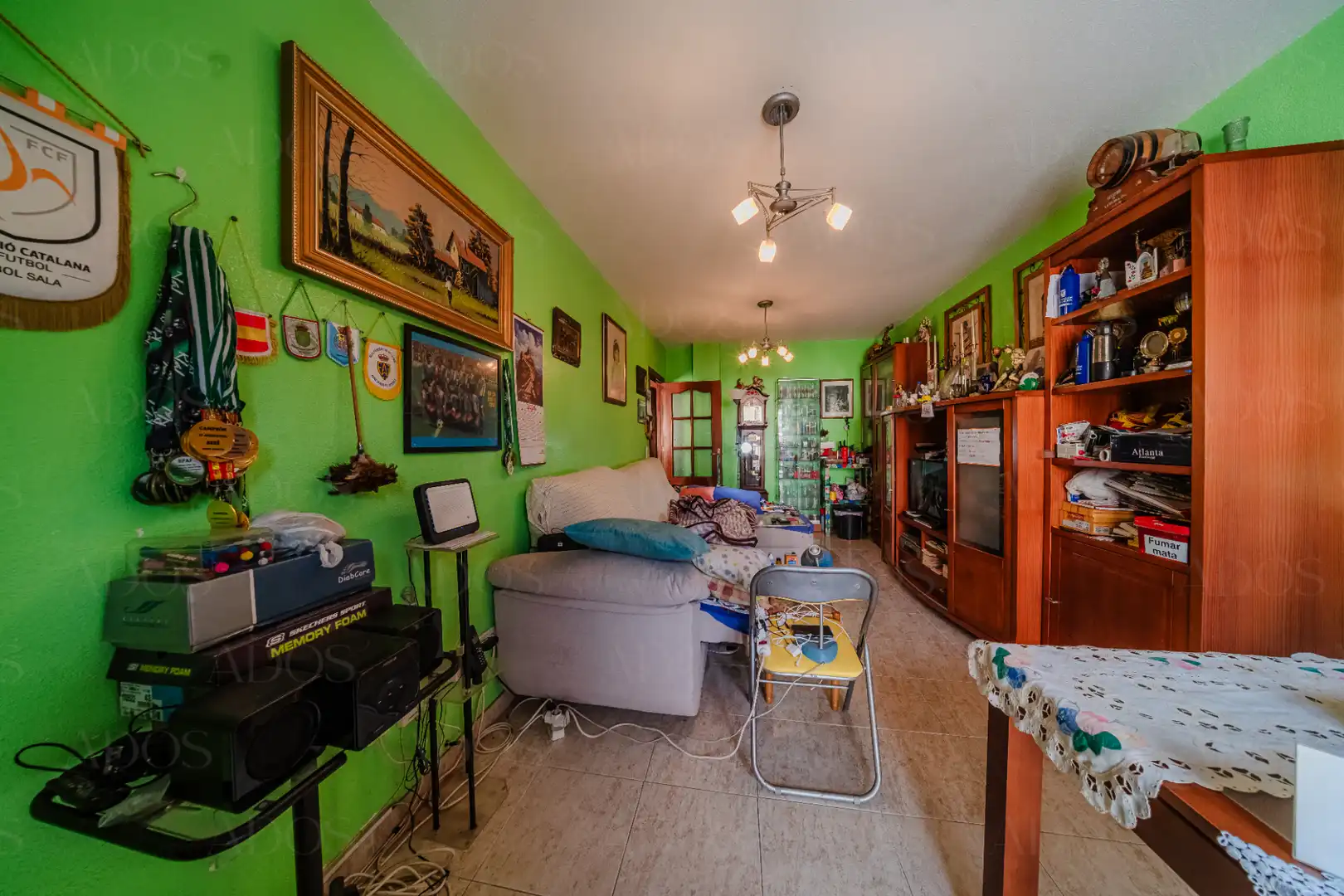 Sala de estar de Piso en venta en Roquetas de Mar con Aire acondicionado y Piscina comunitaria