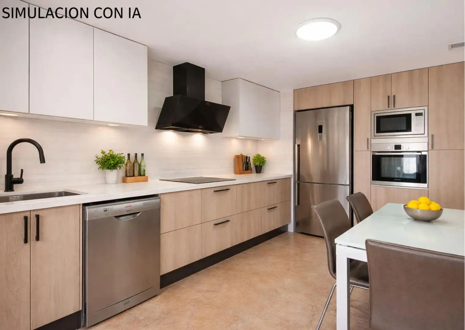 Cocina de Casa o chalet en venta en Cartagena con Aire acondicionado, Calefacción y Jardín privado