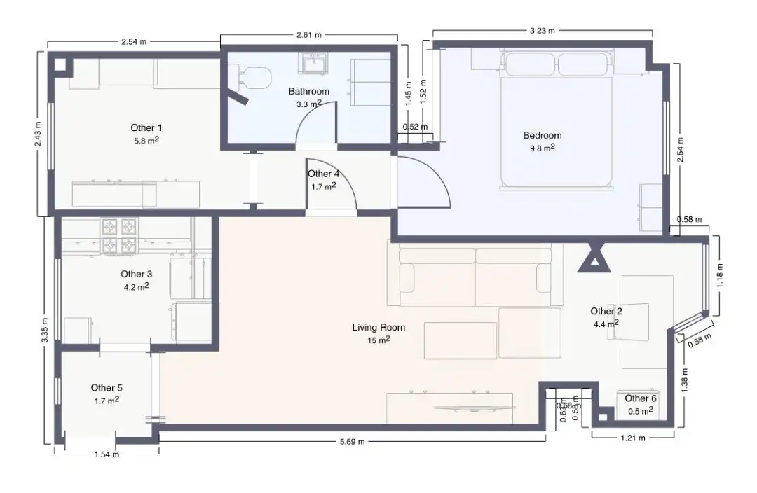 Piso en venta en Málaga con Aire acondicionado, Parquet y Balcón