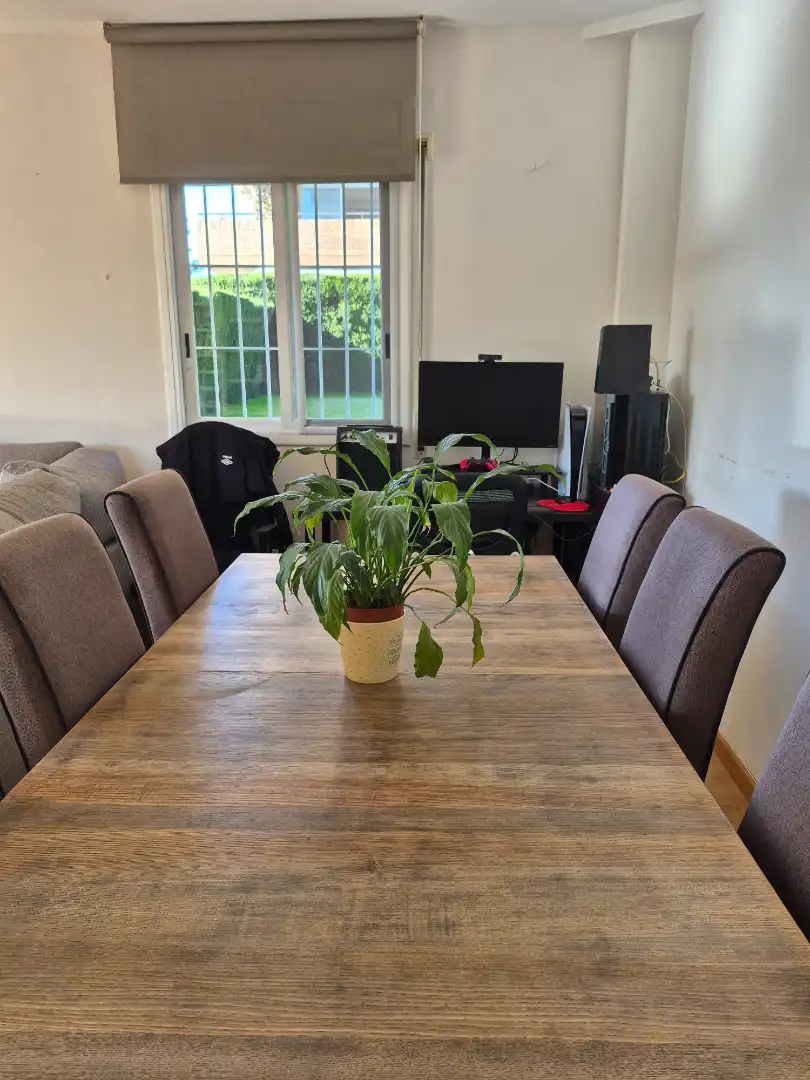 Dining room of Flat for sale in Rubí  with Air Conditioner, Parquet flooring and Terrace