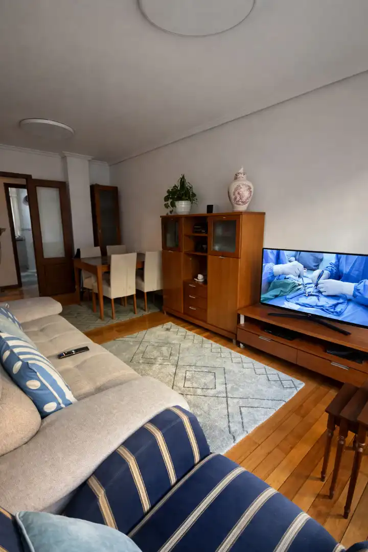 Living room of Flat for rent in Santander  with Heating, Furnished and Oven