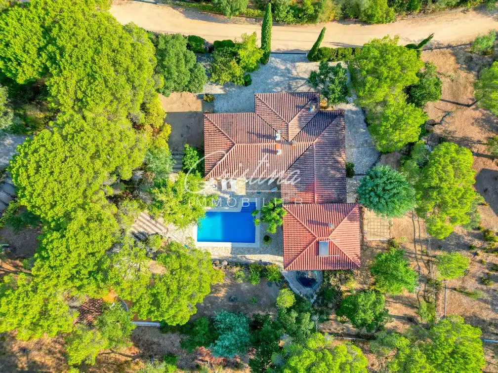 Vista exterior de Casa o xalet en venda en Santa Cristina d'Aro amb Calefacció i Piscina