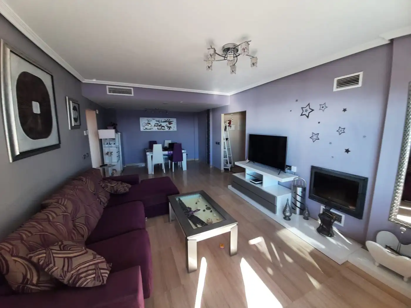 Sala de estar de Ático en venta en Águilas con Aire acondicionado, Calefacción y Terraza