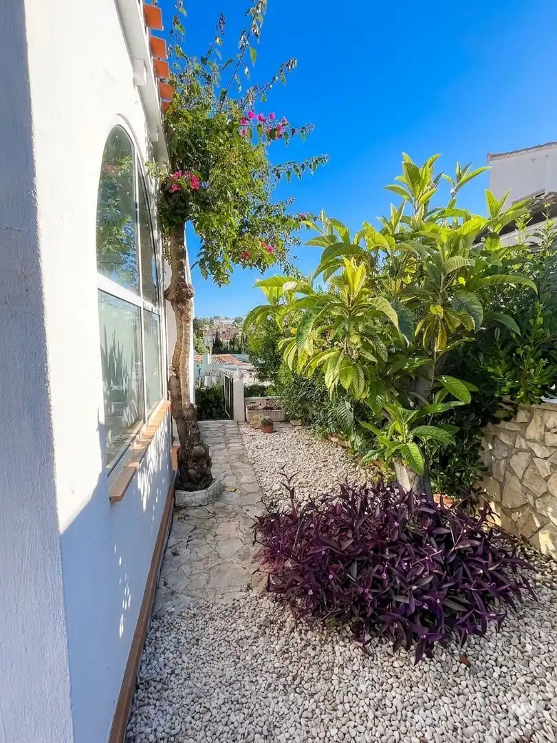 Exterior view of Detached homes for sale in Dénia  with Air Conditioner, Heating and Private garden