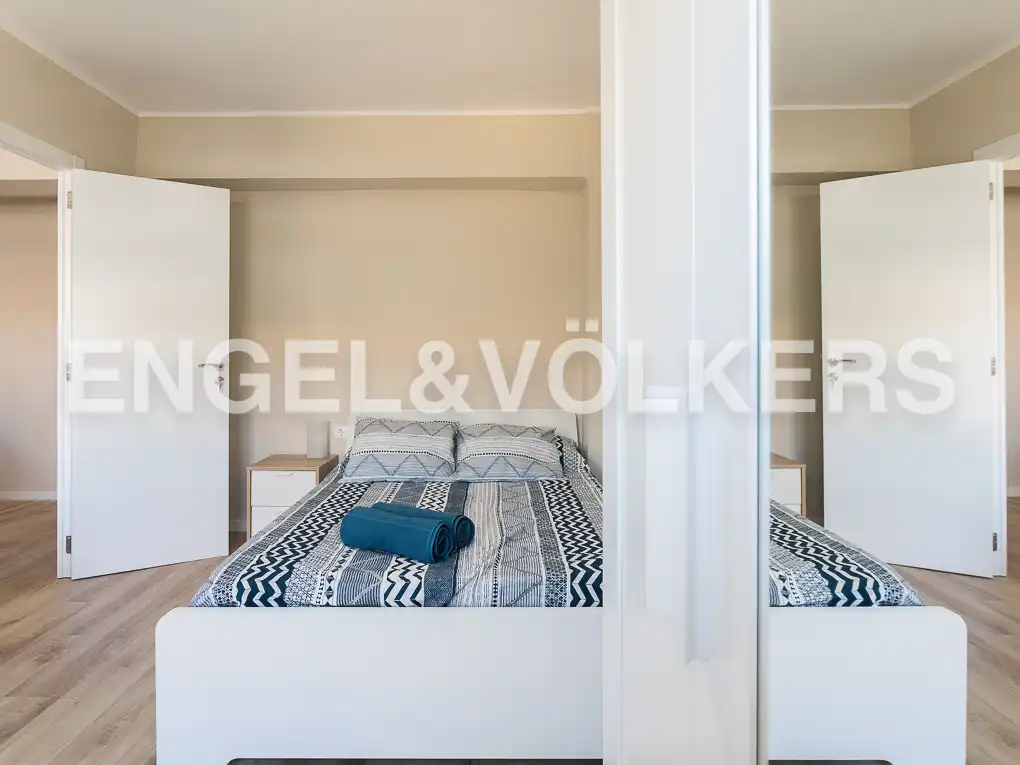 Bedroom of Flat for rent in Valencia  with Air Conditioner, Heating and Parquet flooring