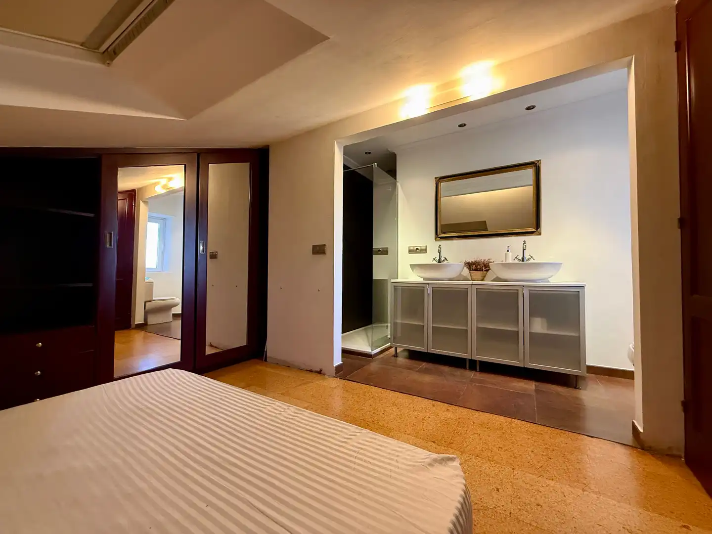 Bedroom of Attic for sale in O Grove    with Terrace, Storage room and Furnished
