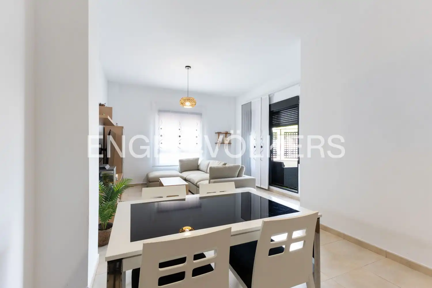 Wohnzimmer von Wohnung zum Verkauf in Les Alqueries / Alquerías del Niño Perdido mit Klimaanlage, Heizung und Terrasse