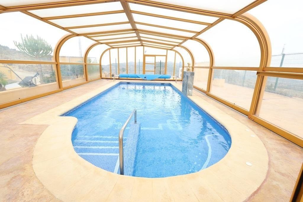 Piscina de Casa o xalet en venda en Blanca amb Terrassa, Piscina i Moblat