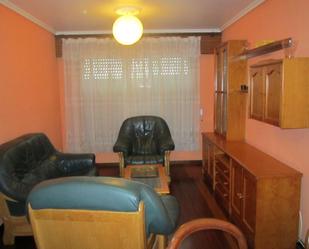 Living room of Flat to rent in Ferrol  with Heating, Parquet flooring and Terrace
