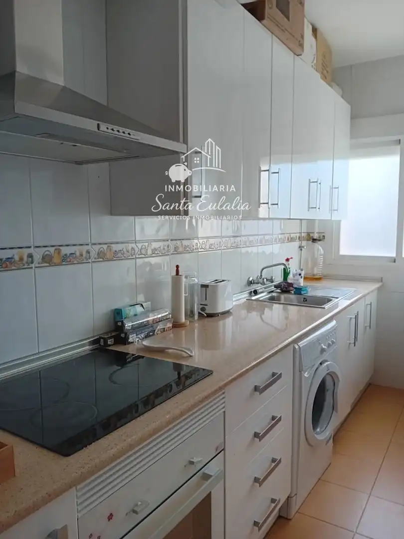 Küche von Wohnung zur Miete in Mérida mit Klimaanlage, Heizung und Möbliert