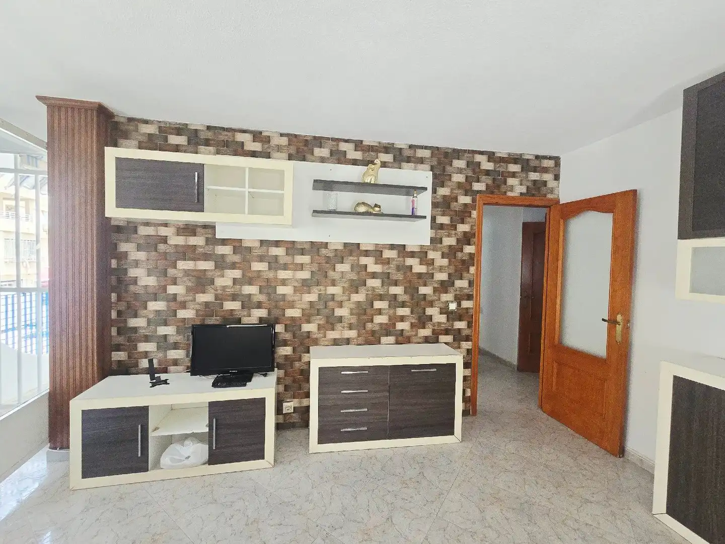 Sala de estar de Piso en venta en Garrucha con Aire acondicionado, Terraza y Piscina