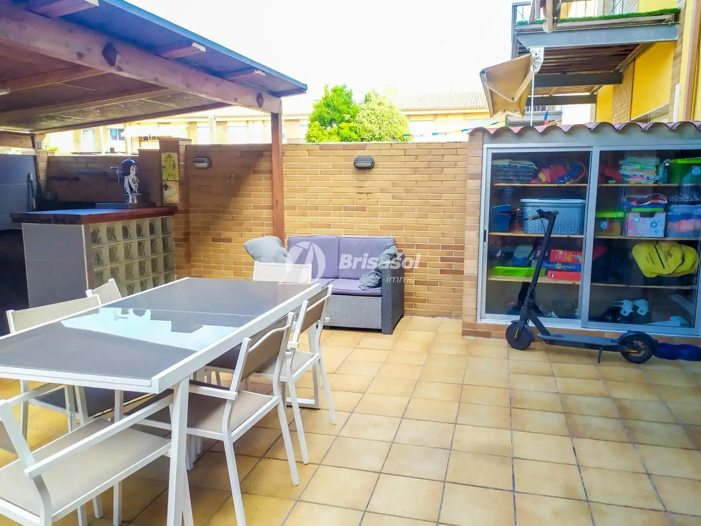 Terraza de Casa adosada en venta en Cambrils con Aire acondicionado, Calefacción y Jardín privado
