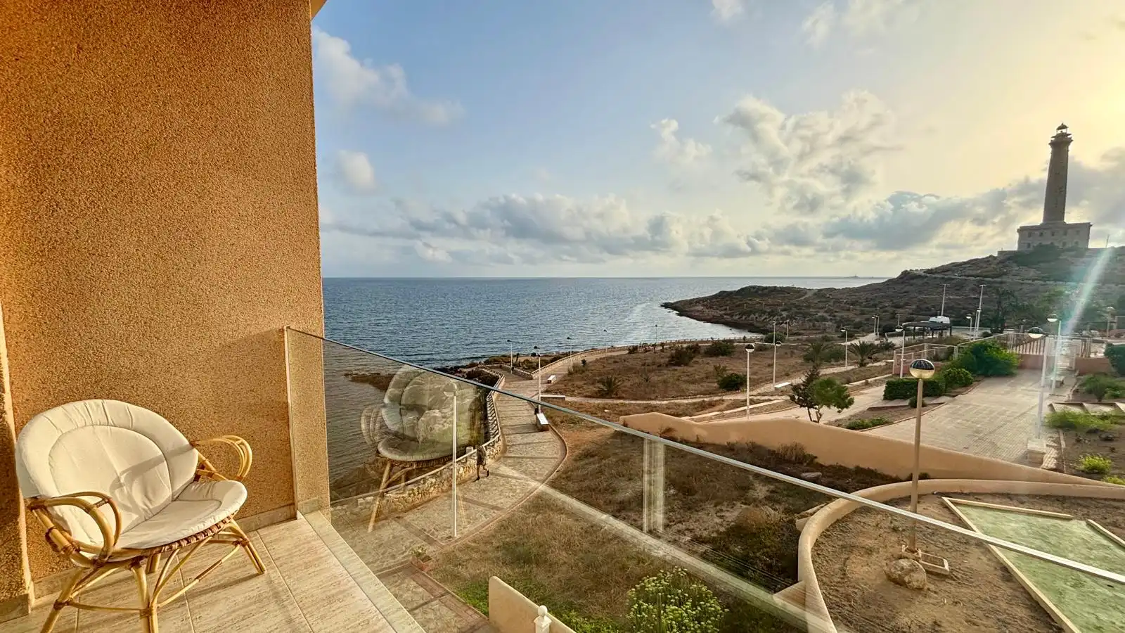 Terrasse von Wohnungen zum Verkauf in Cartagena mit Klimaanlage, Heizung und Terrasse