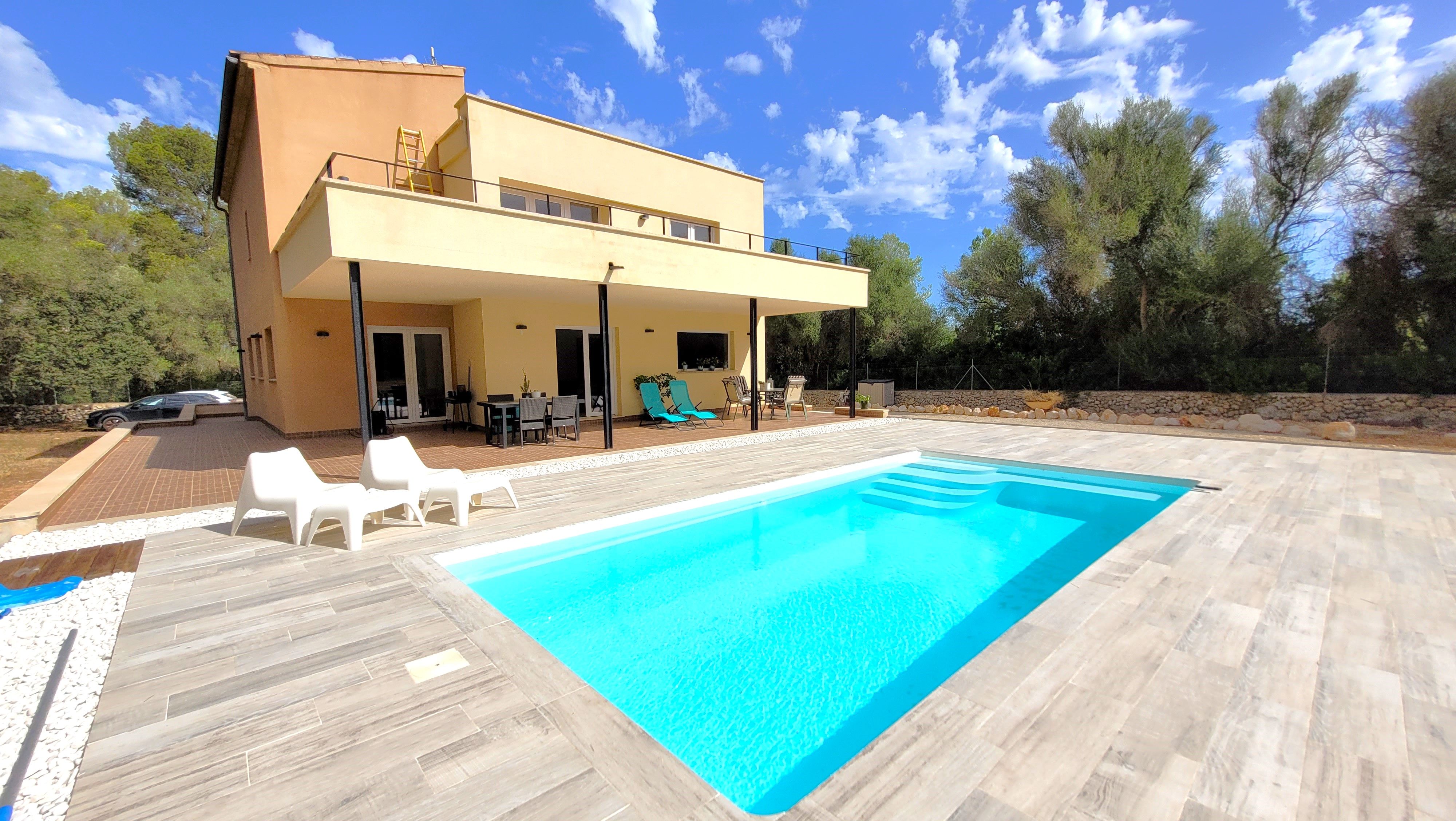 Piscina de Finca rústica de lloguer en Lloret de Vistalegre amb Aire condicionat, Piscina i Moblat