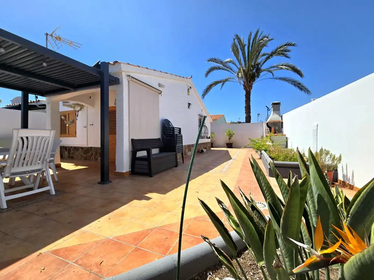 Terraza de Casa o chalet en venta en San Bartolomé de Tirajana con Aire acondicionado, Jardín privado y Terraza