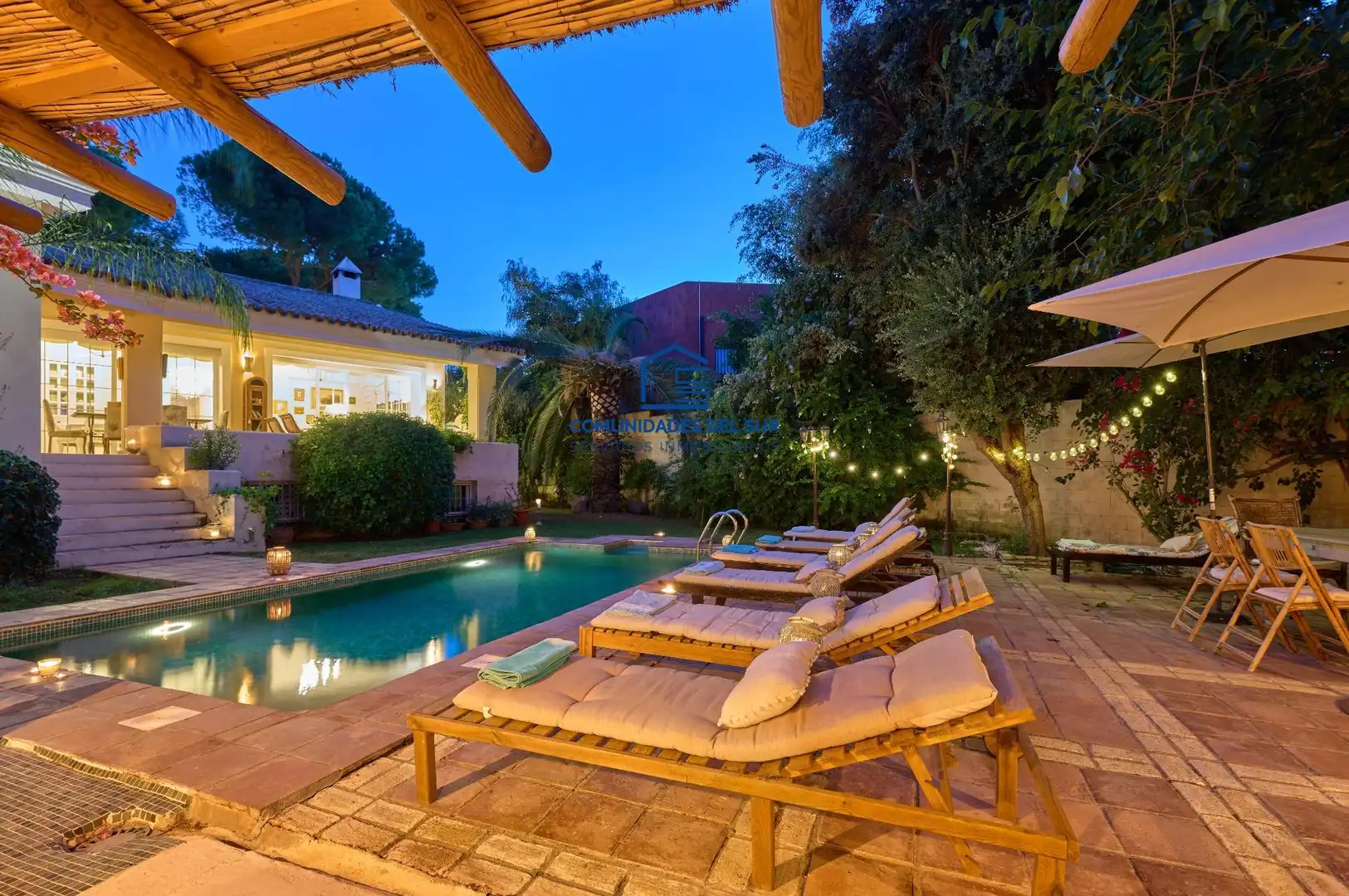Jardí de Casa o xalet en venda en El Puerto de Santa María amb Aire condicionat, Jardí privat i Terrassa