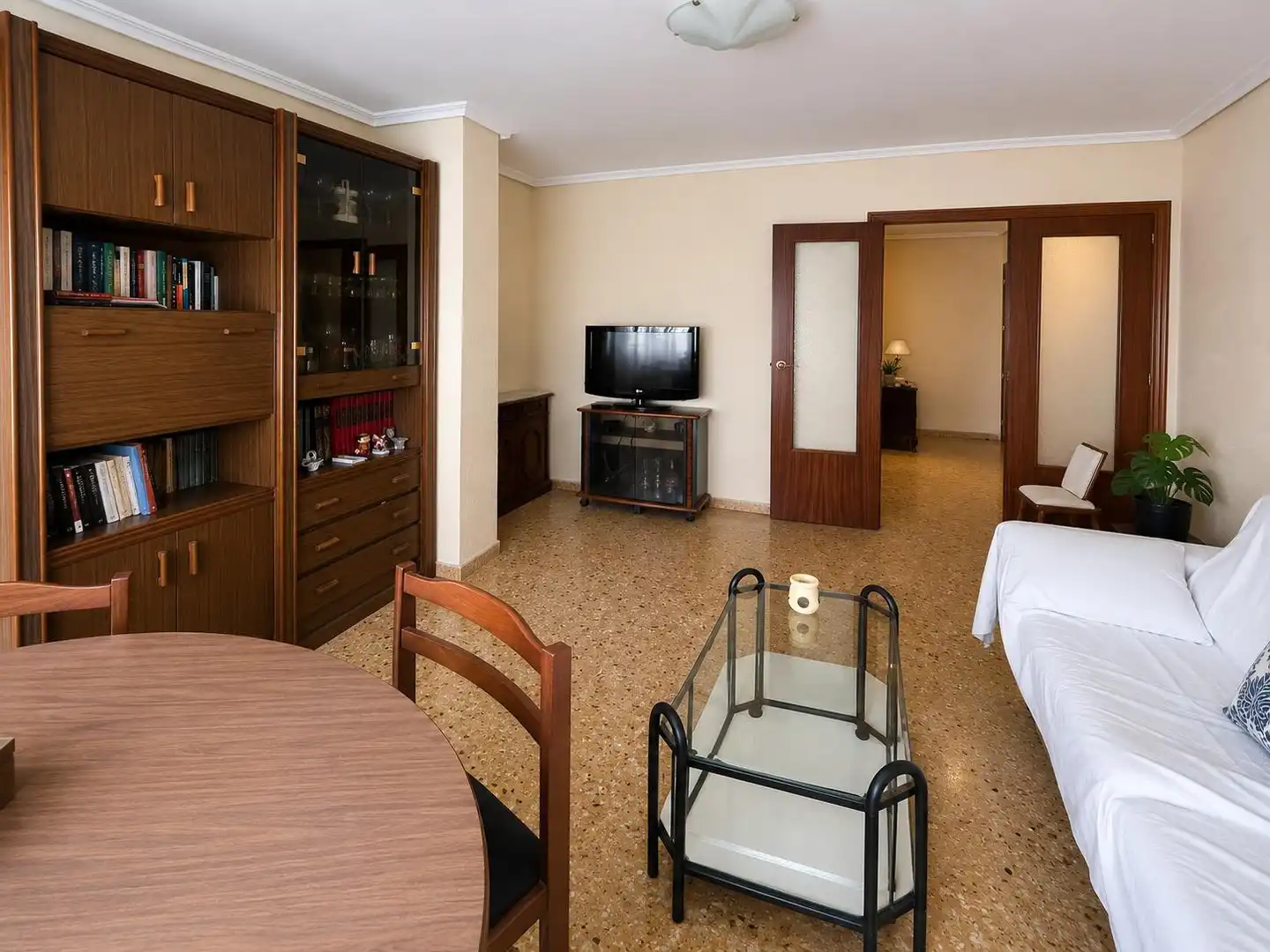 Sala de estar de Piso en venta en Castellón de la Plana / Castelló de la Plana con Balcón