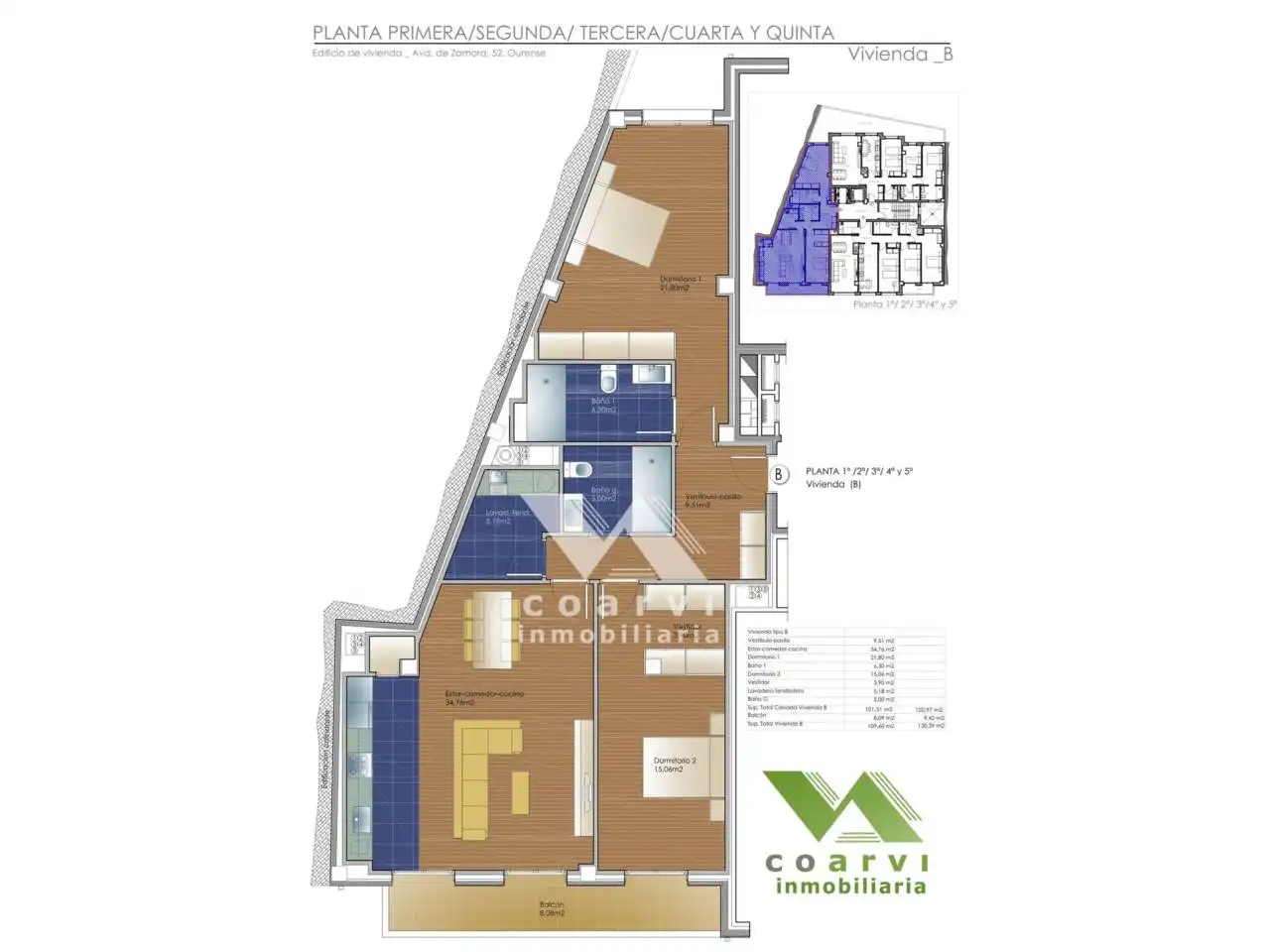 Flat with terrace for sale in Avenida Zamora, imagen 5