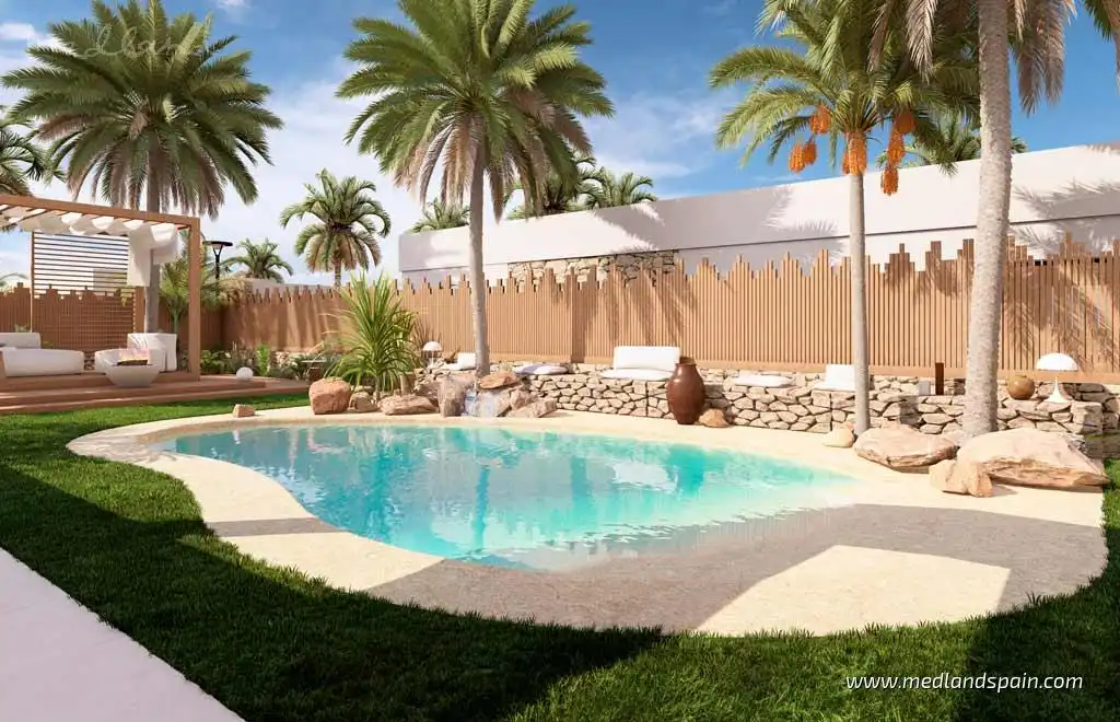 Chalet con piscina en venta en Campo de Murcia