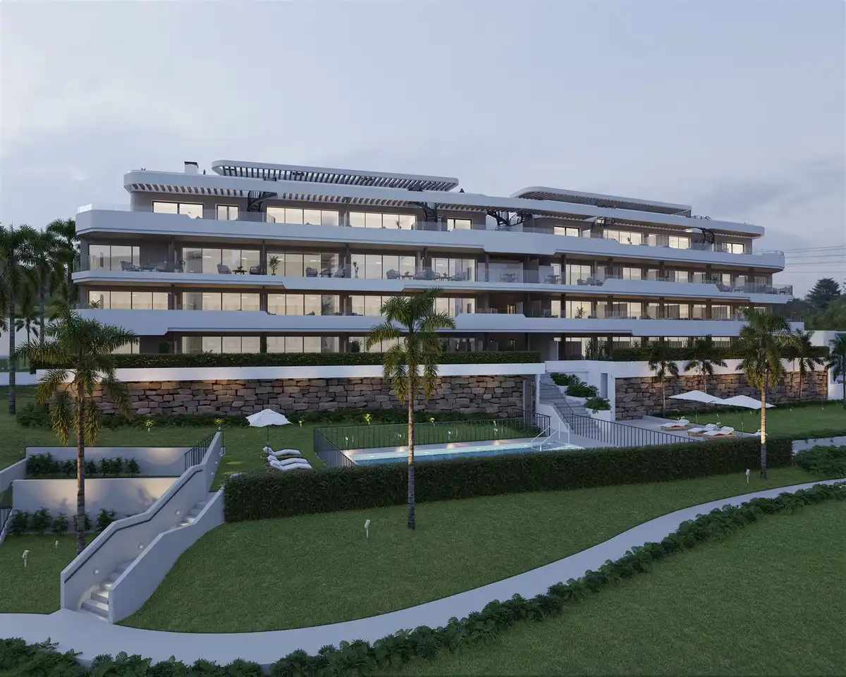 Vista exterior de Apartamento en venta en Manilva con Aire acondicionado, Terraza y Trastero