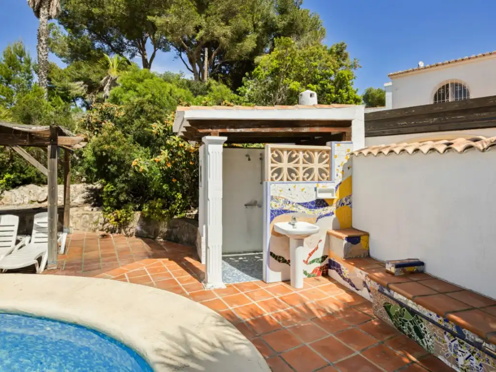 Garden of Houses for sale in Jávea / Xàbia  with Air Conditioner, Heating and Terrace