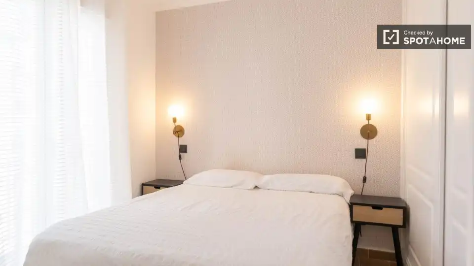 Habitación de Piso de alquiler en Madrid con Aire acondicionado, Calefacción y Amueblado