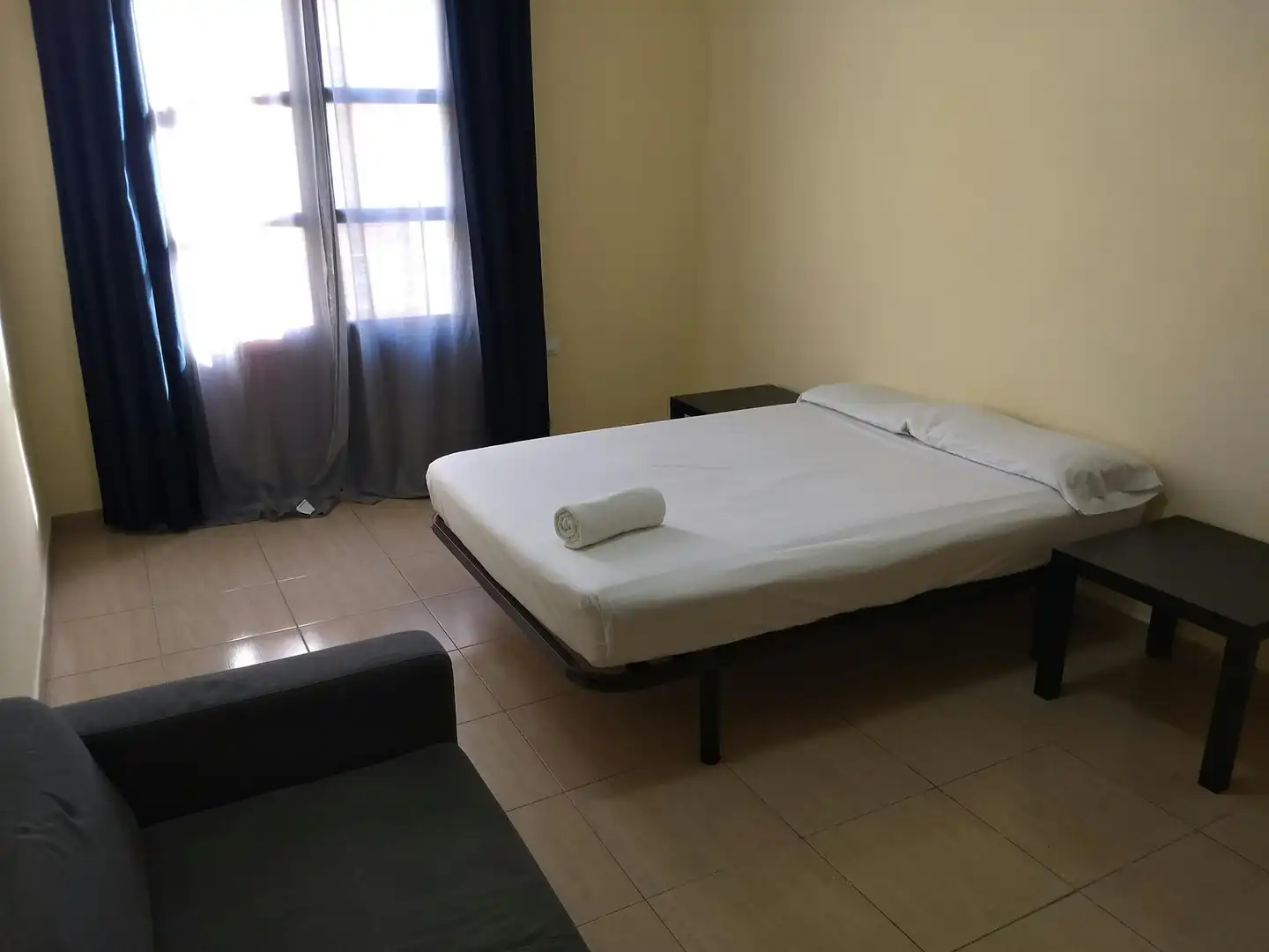 Schlafzimmer von Wohnung zur untervermieten in Barcelona mit Heizung, Möbliert und Waschmaschine