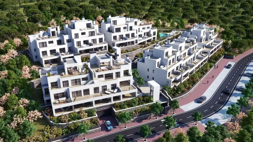 Exterior view of Attic for rent in Marbella  with Air Conditioner, Heating and Terrace