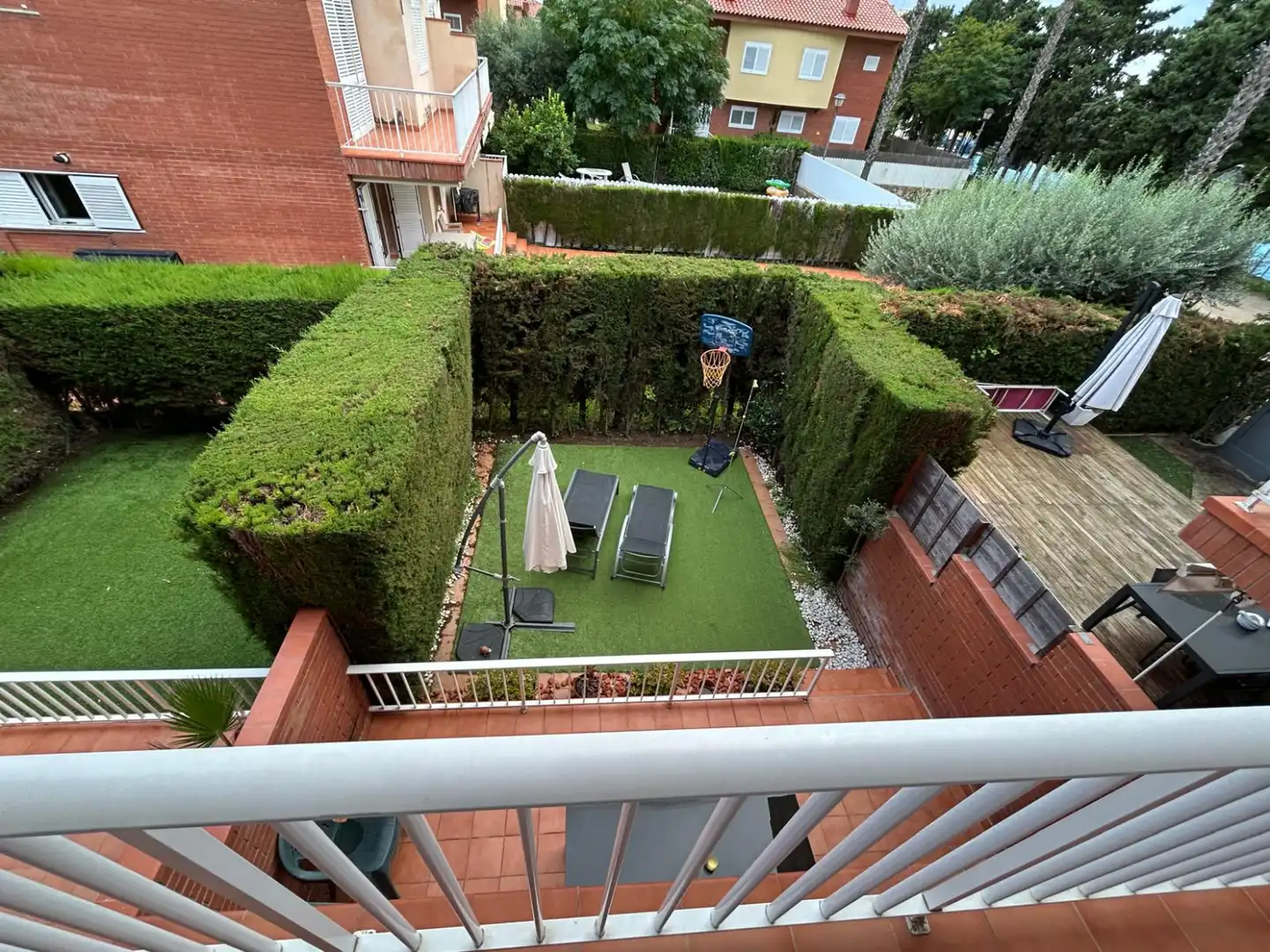 Jardí de Casa adosada en venda en Altafulla amb Calefacció, Terrassa i Moblat