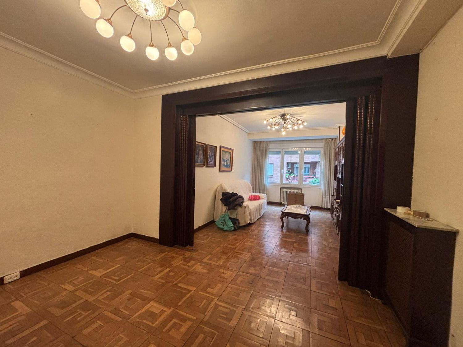 Living room of Flat for sale in  Logroño  with Heating, Parquet flooring and Terrace