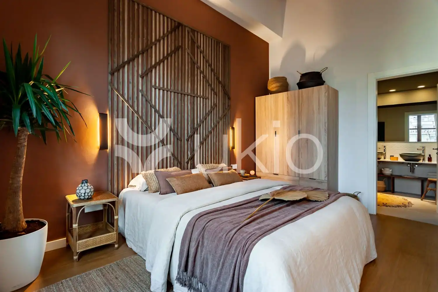 Habitación de Apartamento de alquiler en Barcelona con Aire acondicionado, Calefacción y Amueblado