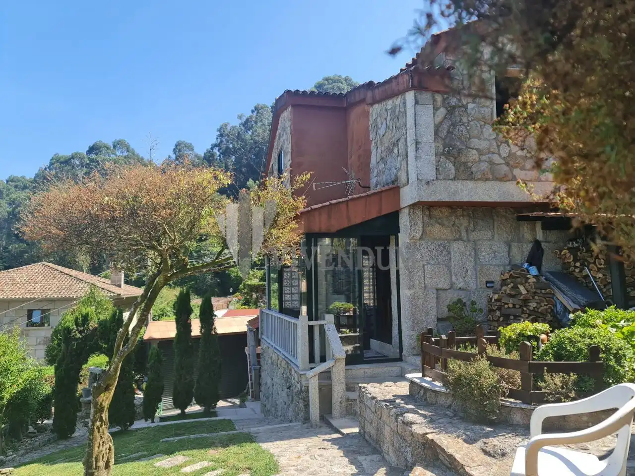 Vista exterior de Casa o chalet en venta en Redondela con Calefacción, Jardín privado y Terraza