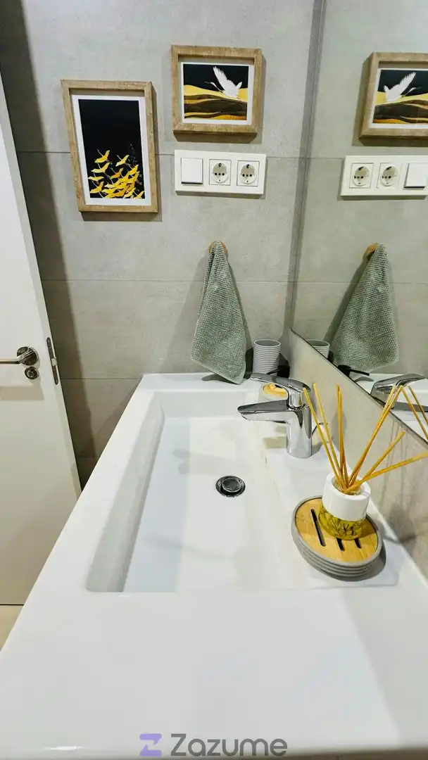 Bathroom of Flat for rent in Málaga  with Air Conditioner, Heating and Private garden