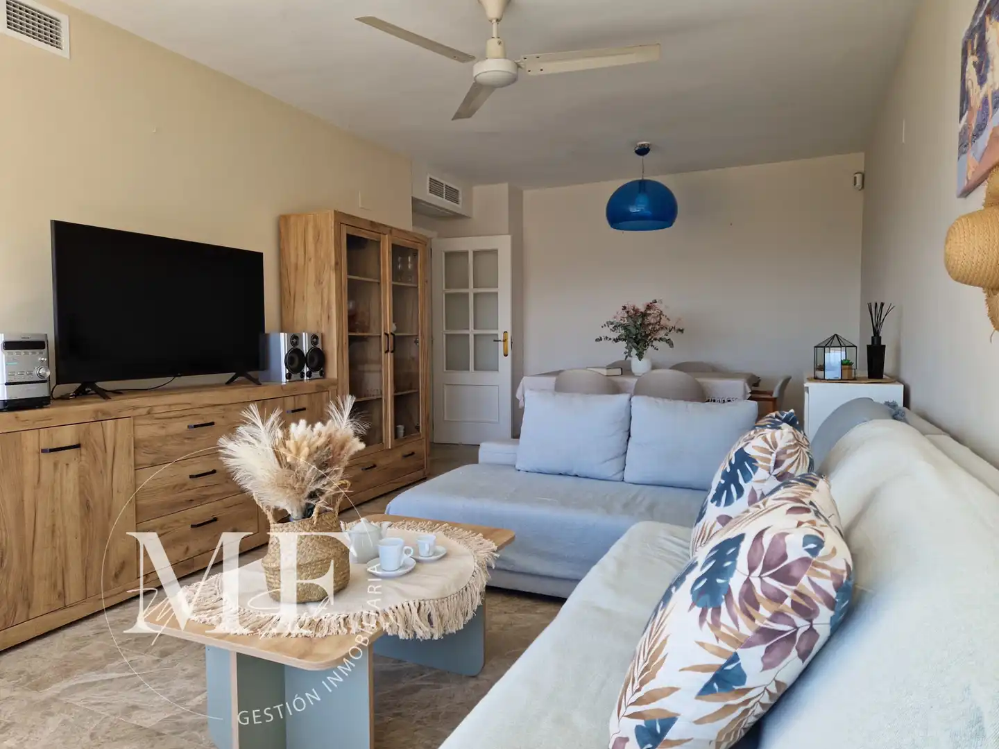 Wohnzimmer von Wohnung zum Verkauf in Alicante / Alacant mit Klimaanlage, Heizung und Terrasse