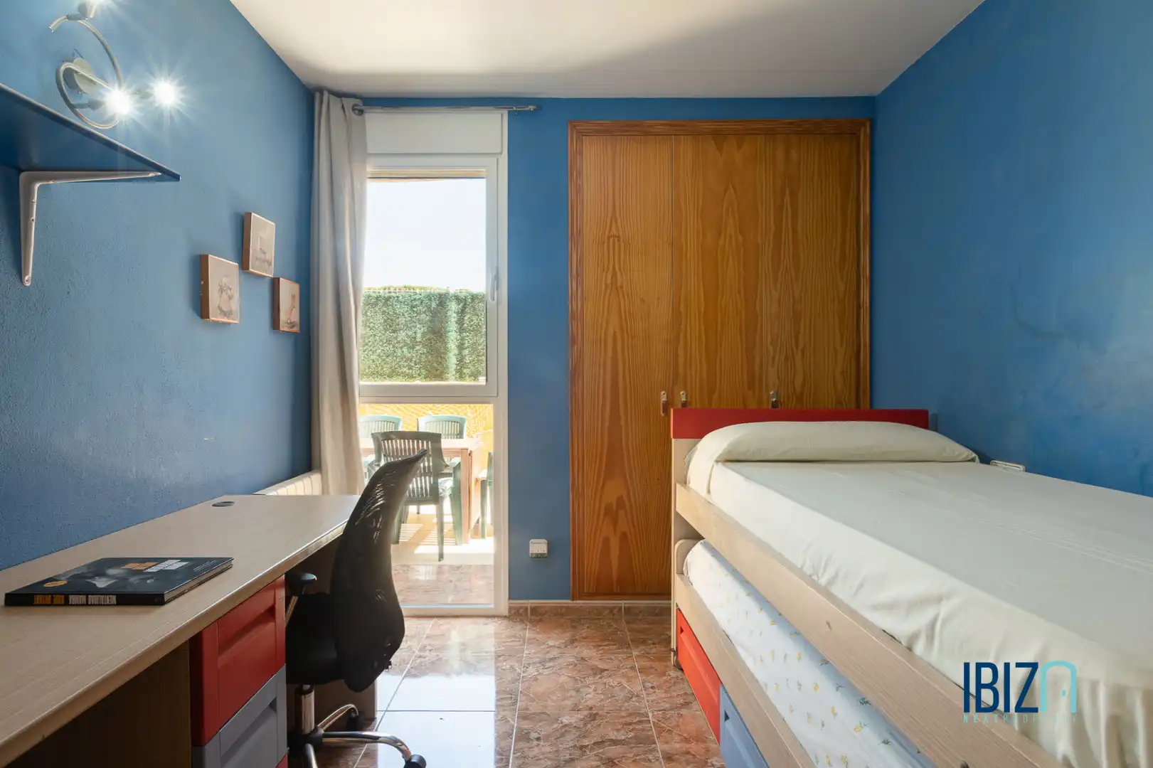 Schlafzimmer von Wohnung zum Verkauf in Eivissa mit Klimaanlage, Heizung und Terrasse