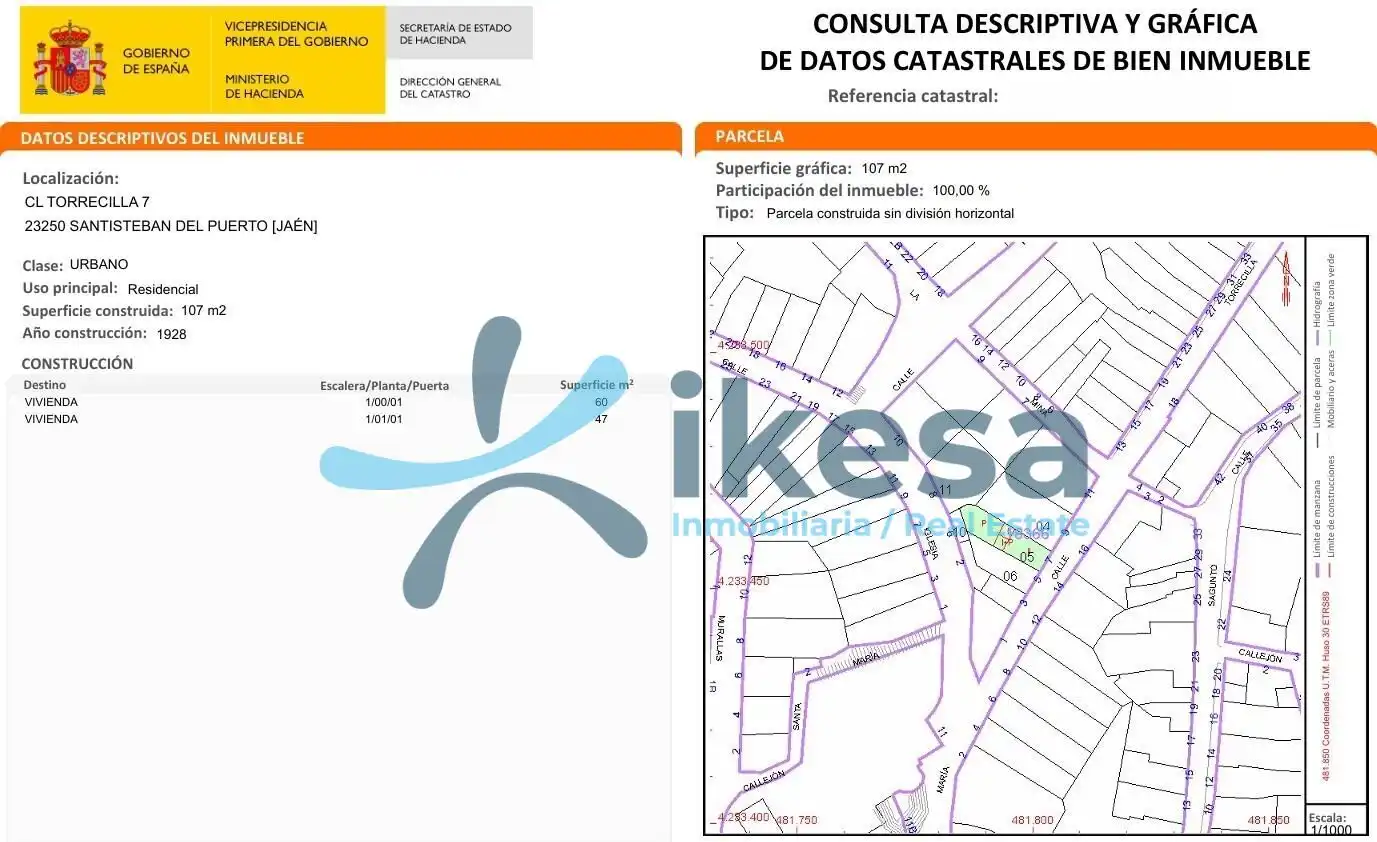 Vista exterior de Casa adosada en venta en Santisteban del Puerto