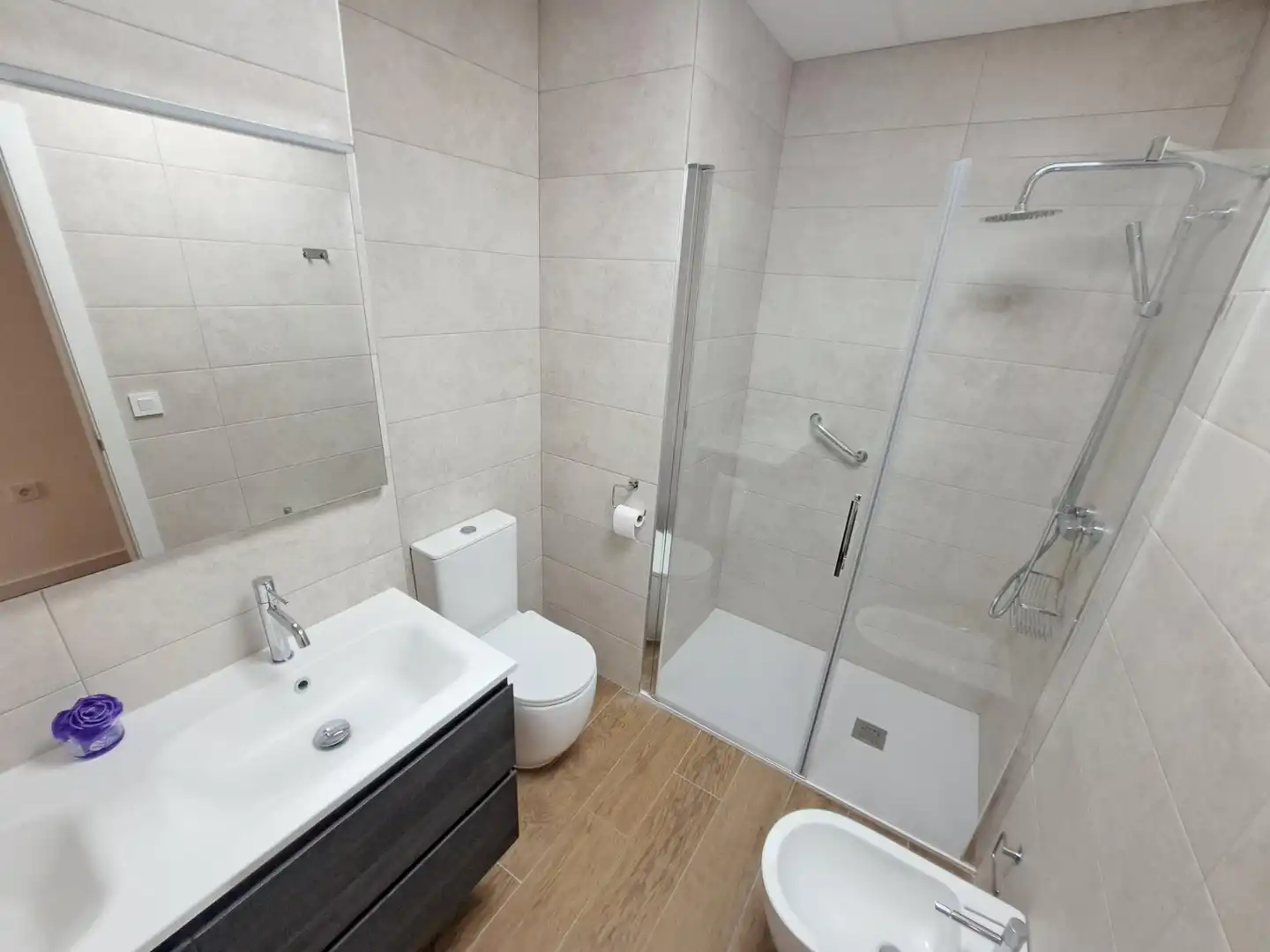 Bathroom of Flat for sale in Alzira  with Air Conditioner, Storage room and Furnished