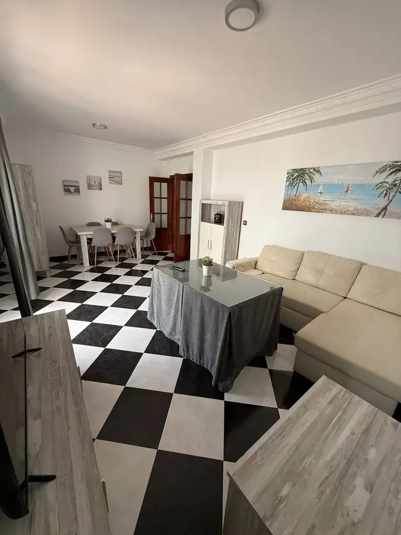 Sala d'estar de Pis en venda en Conil de la Frontera amb Aire condicionat, Traster i Balcó