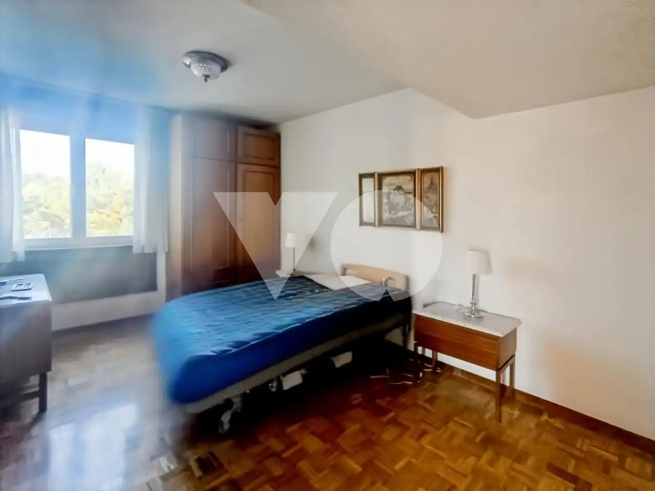 Schlafzimmer von Wohnung zum Verkauf in Madrid mit Heizung, Parkett und Terrasse
