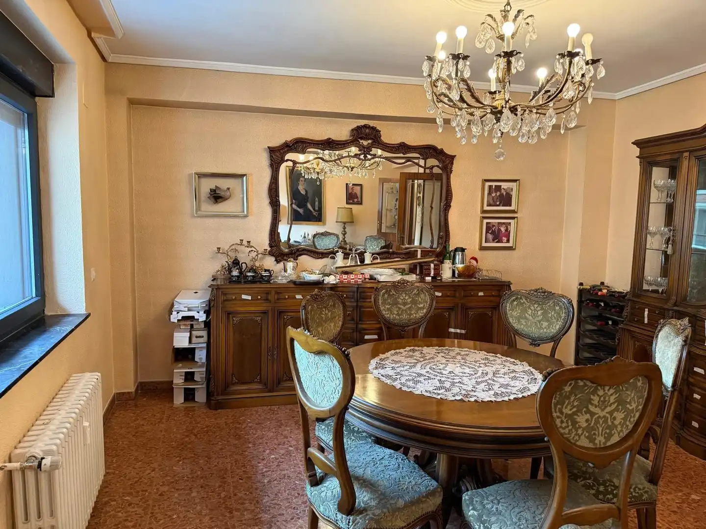 Dining room of Flat for sale in Valladolid  with Heating, Terrace and Storage room