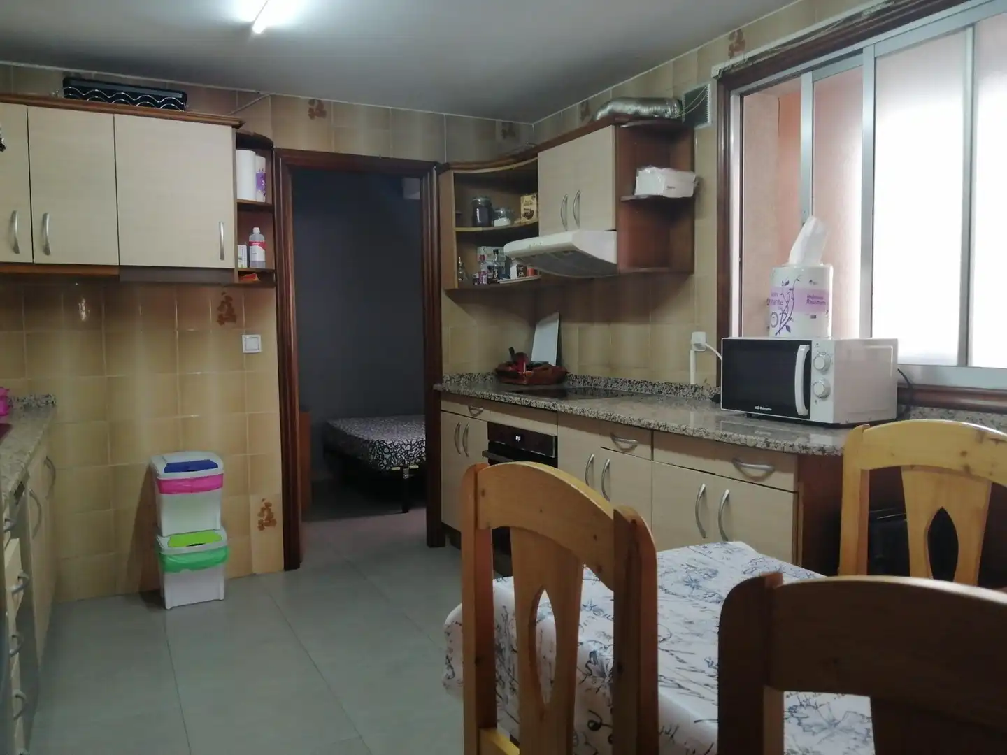 Kitchen of Flat for sale in Ourense Capital   with Parquet flooring, Terrace and Storage room