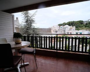 Balcony of Apartment to rent in Caldes d'Estrac  with Heating, Terrace and Swimming Pool