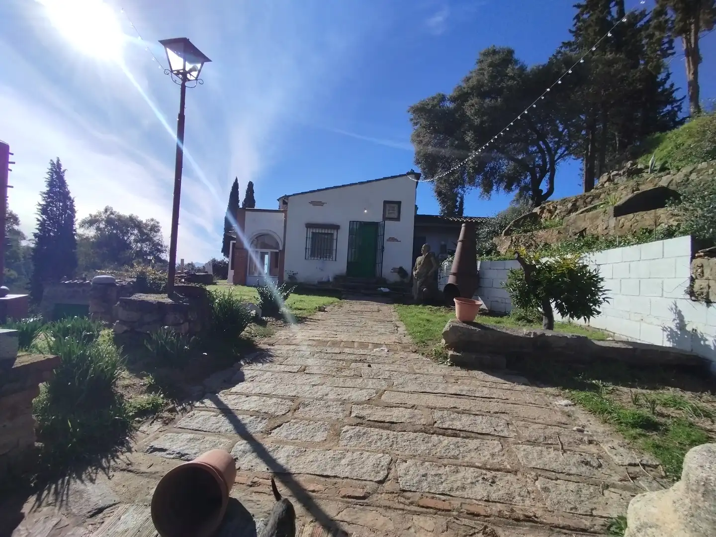 Jardín de Finca rústica en venta en Valverde de Mérida con Trastero, Piscina y Piscina comunitaria