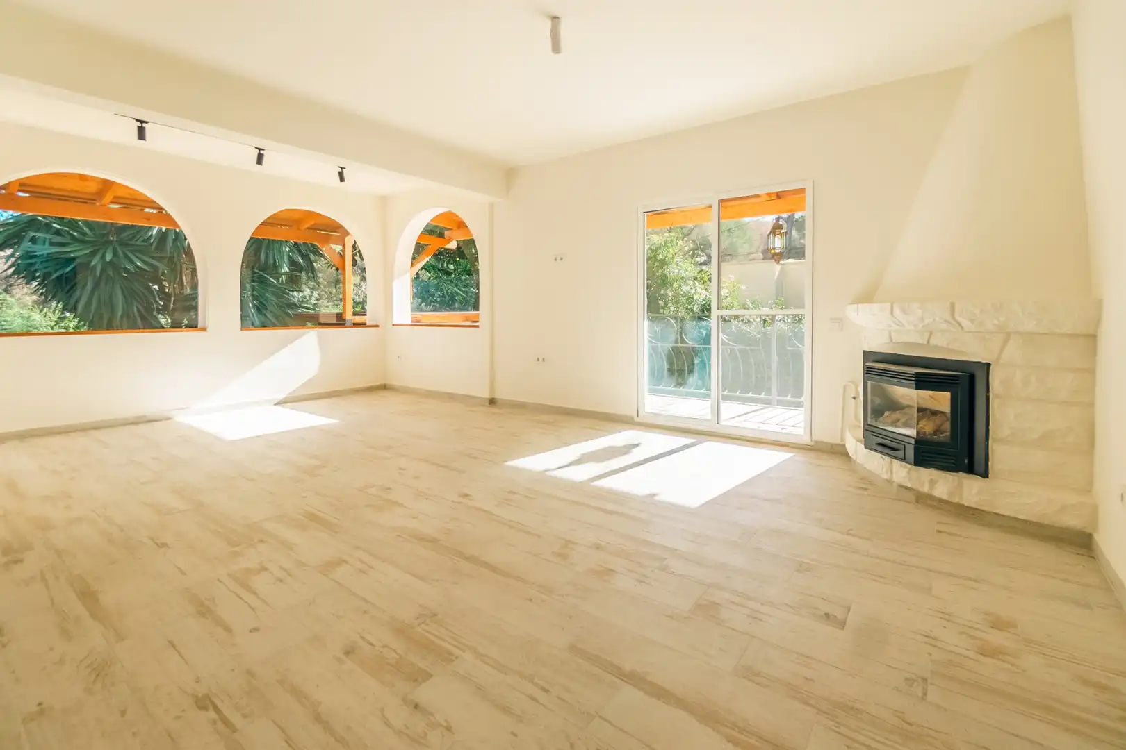 Sala de estar de Casa o chalet de alquiler en L'Alfàs del Pi con Piscina